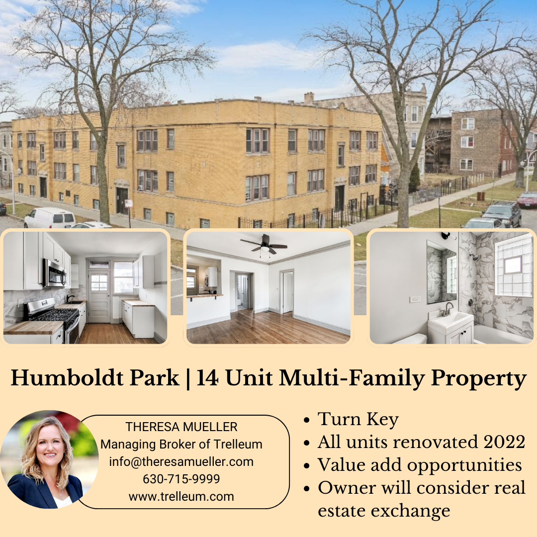 Turn key Multifamily 14 Units >8% cap Humboldt Park